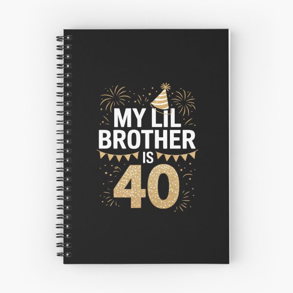 Item preview, My Lil Brother Is 40 40th Birthday 1985 40 Years Old designed and sold by FadeOfThrone.
