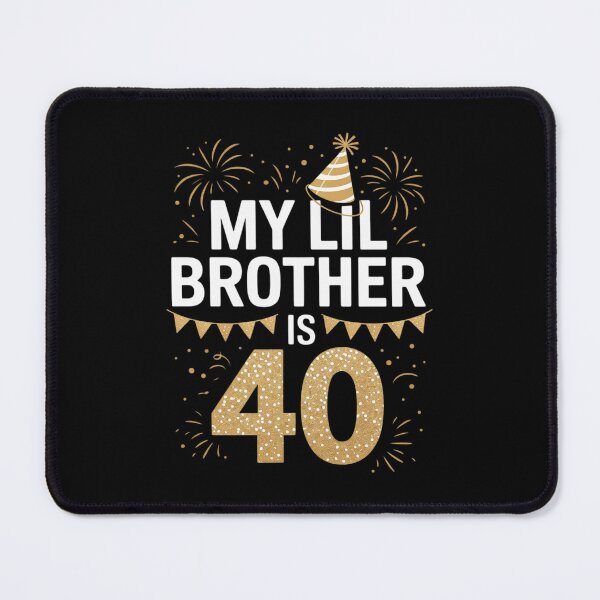 Item preview, My Lil Brother Is 40 40th Birthday 1985 40 Years Old designed and sold by FadeOfThrone.