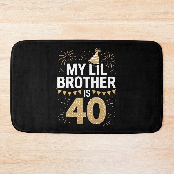 Item preview, My Lil Brother Is 40 40th Birthday 1985 40 Years Old designed and sold by FadeOfThrone.
