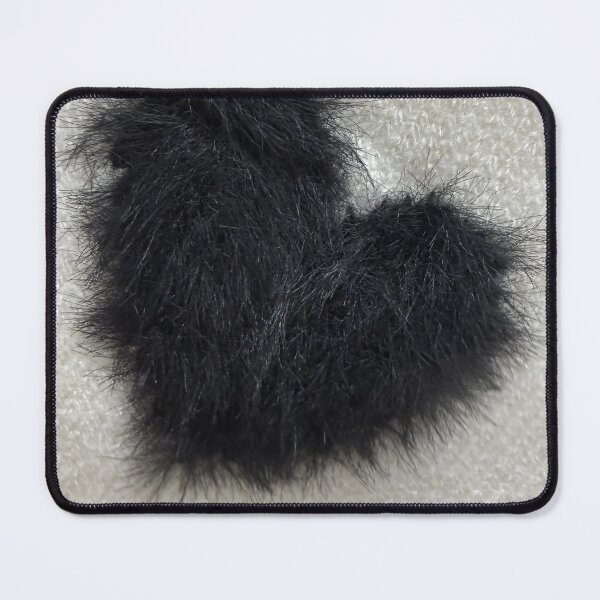 Item preview, Black furry heart designed and sold by LFdesign_images.