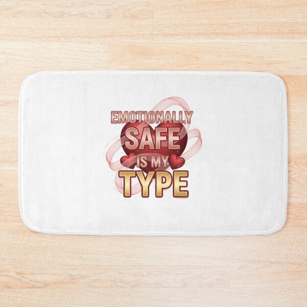 Item preview, Emotionally Safe Is My Type-Soft Healing Energy Love Quote Aesthetic Design designed and sold by Aarvya Fashion Club ( A.F.C ).
