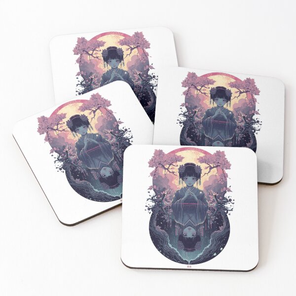Item preview, Geisha of the Mirror World – Mysterious Retro Fantasy Design designed and sold by AndrewYoko.