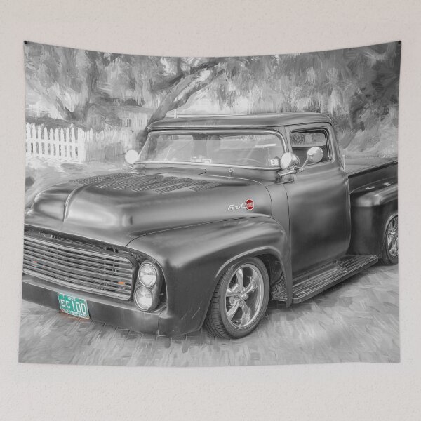 Item preview, 1955 Black Ford F100 Pickup Truck X112 designed and sold by RichFrancoCars.