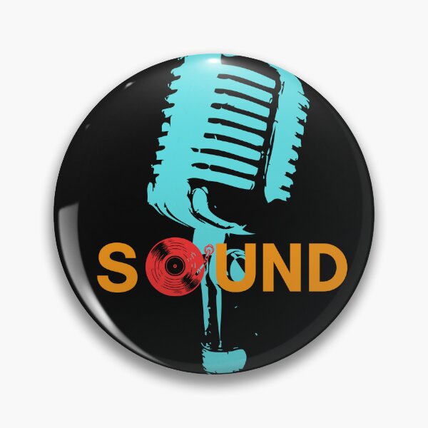 Item preview, "Sound" Text Art with Microphone and Record designed and sold by QuoteCanvas.TH.