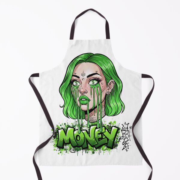 Item preview, Neon Green Money Drip Goddess T-Shirt designed and sold by badsty1e.