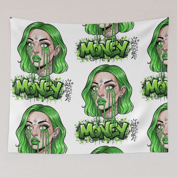 Item preview, Neon Green Money Drip Goddess T-Shirt designed and sold by badsty1e.