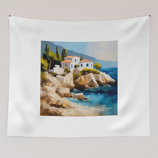 Item preview, Greek Island of Thasos designed and sold by Island Art Studios.