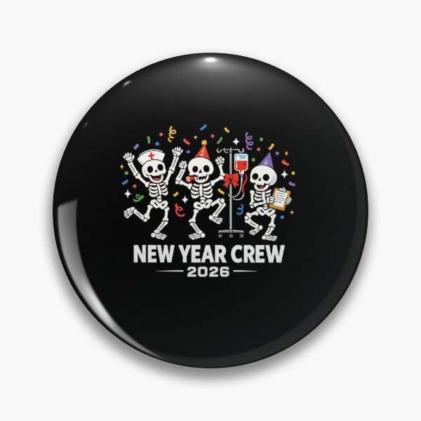 Item preview, New Year Crew 2026 Skeleton Party T-Shirt | Funny Dark Humor New Year Shirt | Skeleton Nurse Crew Celebration Tee designed and sold by DailyDrivesct.