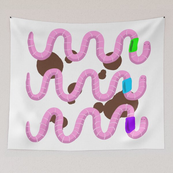 Item preview, cool cozy worms designed and sold by magnapinna.
