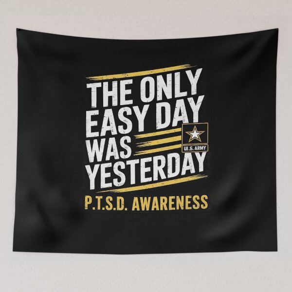Item preview, THE ONLY EASY DAY WAS YESTERDAY designed and sold by MarkLeedsArt.