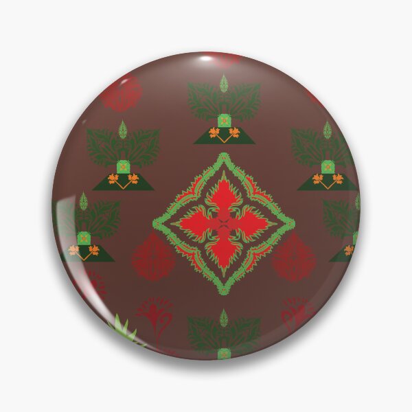Item preview,  Thai Festival Motif – Warm Cocoa Harmony designed and sold by OIL Pattern Design .