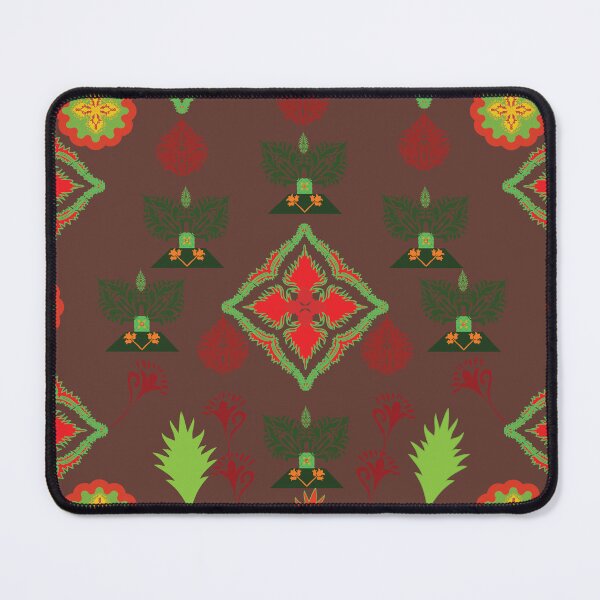 Item preview,  Thai Festival Motif – Warm Cocoa Harmony designed and sold by OIL Pattern Design .