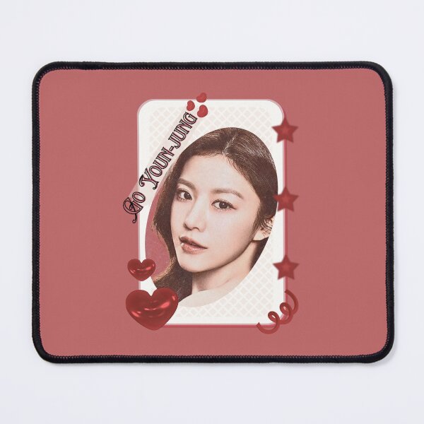 Item preview, Go Youn-jung Korean actress South Korean celebrity K-drama star Korean film  illustration Red Aesthetic Collage Design designed and sold by AJUNICE STUDIO.