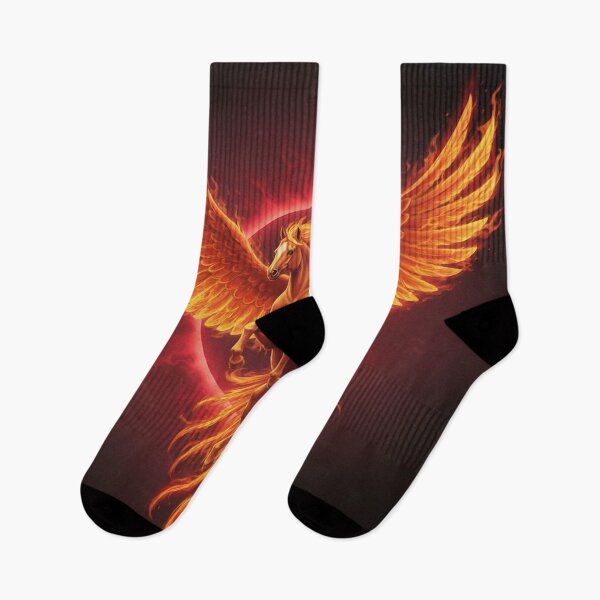 Item preview, Mythical Fire Pegasus Art designed and sold by xavier-explore.