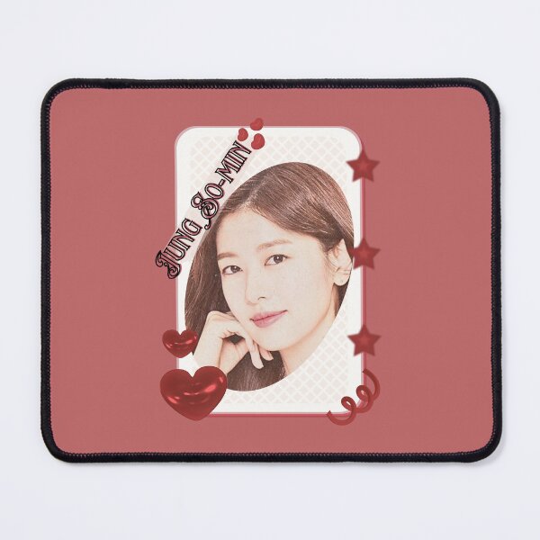 Item preview, Jung So-min Korean actress South Korean celebrity K-drama star Korean film illustration Red Aesthetic Collage Design designed and sold by AJUNICE STUDIO.