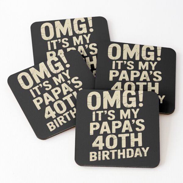 Item preview, Omg It's My Papa's 40th Birthday King 40 Year Old  designed and sold by MarryIsMonth.