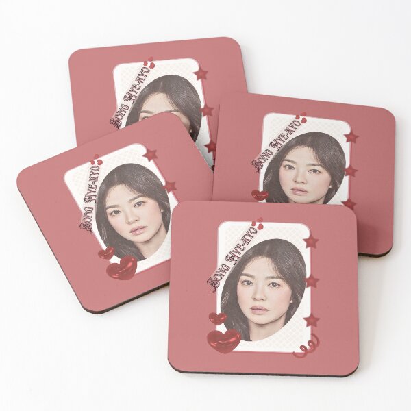 Item preview, Song Hye-kyo (송혜교) Korean actress South Korean celebrity K-drama star Korean film  illustration Red Aesthetic Collage Design designed and sold by AJUNICE STUDIO.