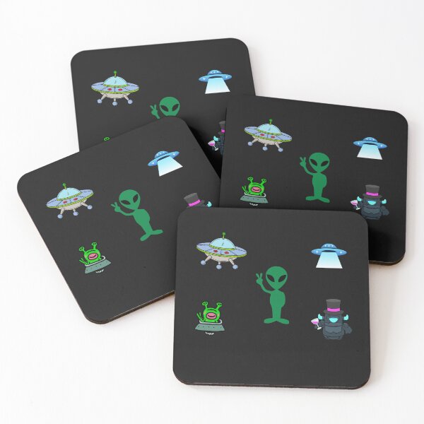 Item preview, pandora avatar Cute Alien and UFO Cartoon  designed and sold by Vvmd.
