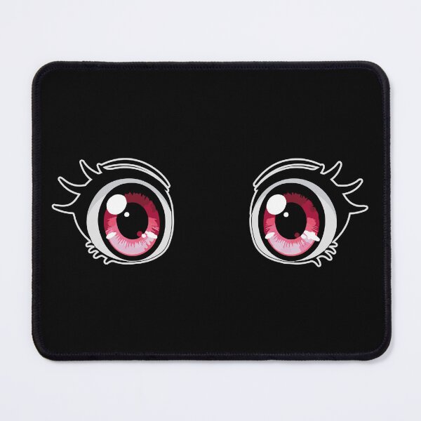 Item preview, Cute Anime Eyes – Burgundy & Pink Kawaii Look designed and sold by InFrameVision.