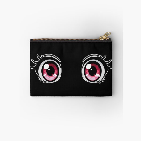Item preview, Cute Anime Eyes – Burgundy & Pink Kawaii Look designed and sold by InFrameVision.