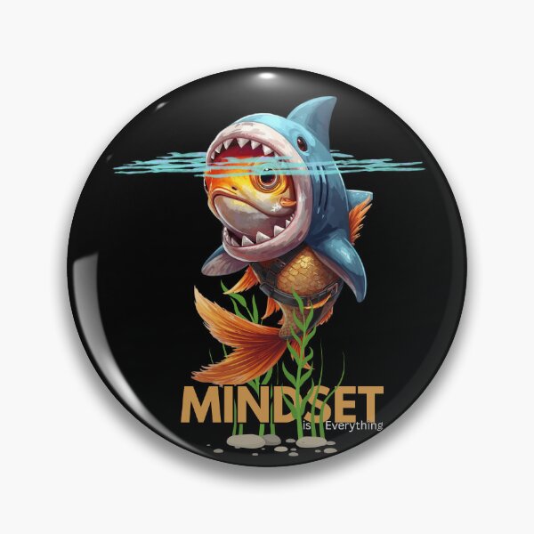 Item preview, mindset  “goldfish wanting to be a shark” designed and sold by CasmariaOnlineShop -.