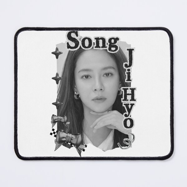 Item preview, Song Ji-hyo (송지효) Korean actress South Korean celebrity K-drama star Korean film n Black and White Collage Digital Art Portrait designed and sold by AJUNICE STUDIO.