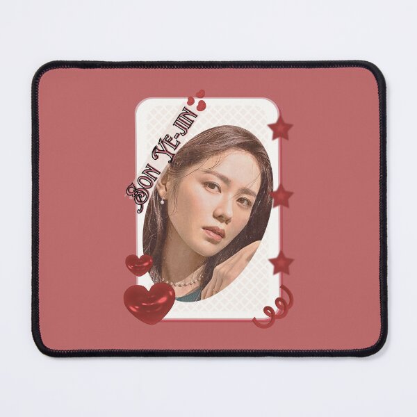 Item preview, Son Ye-jin (손예진) Korean actress South Korean celebrity K-drama star Korean film illustration Red Aesthetic Collage Design designed and sold by AJUNICE STUDIO.
