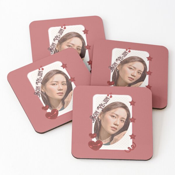 Item preview, Son Ye-jin (손예진) Korean actress South Korean celebrity K-drama star Korean film  illustration Red Aesthetic Collage Design designed and sold by AJUNICE STUDIO.