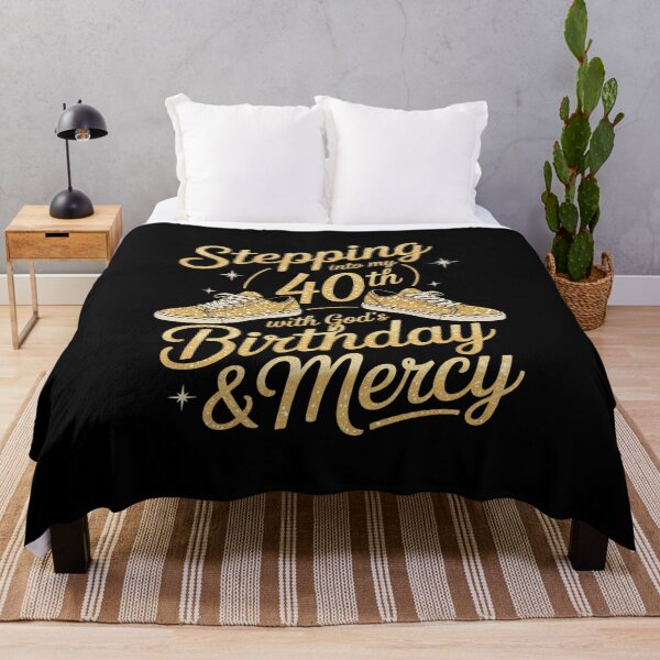 Item preview, Stepping Into My 40Th Birthday With Gods Grace And Mercy designed and sold by FadeOfThrone.