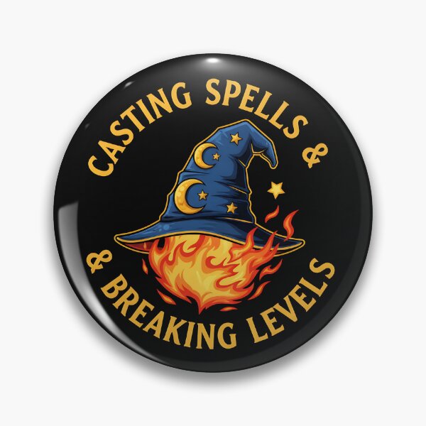 Item preview, Casting Spells & Breaking Levels Wizard Hat Gaming Motif designed and sold by Fuechse.