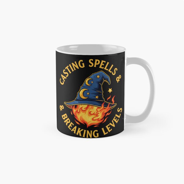 Item preview, Casting Spells & Breaking Levels Wizard Hat Gaming Motif designed and sold by Fuechse.