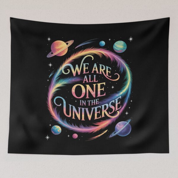 Item preview, We Are All One In The Universe Space designed and sold by MarkLeedsArt.