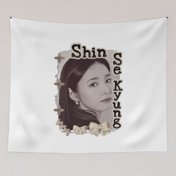 Item preview, Shin Se-kyung (신세경) Korean actress South Korean celebrity K-drama star Korean film Scrapbook Collage Cozy Y2K Vintage Design designed and sold by HELL0WBELLO.