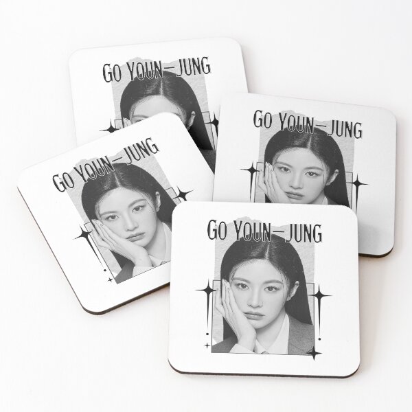 Item preview, Go Youn-jung Korean actress South Korean celebrity K-drama star Korean film Scrapbook Collage Cozy Y2K Vintage Design designed and sold by HELL0WBELLO.