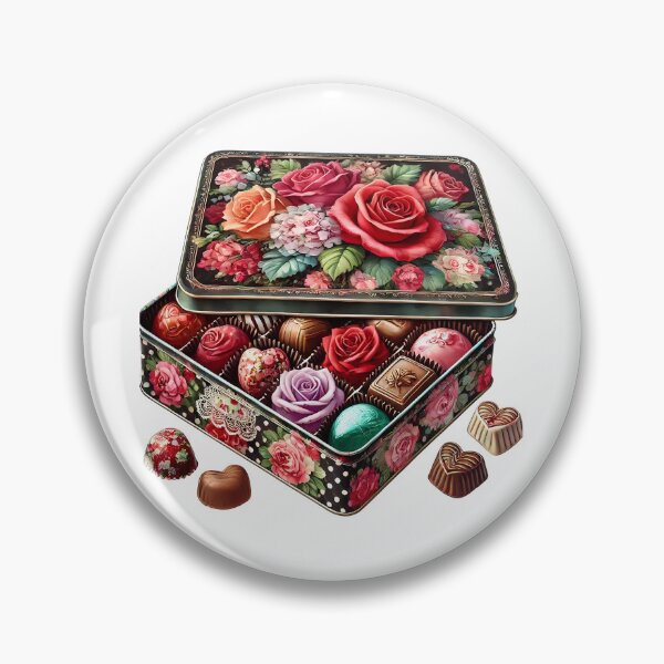 Item preview, Sweetest Valentine Chocolate Box - Romantic Heart Candy designed and sold by FuzionRaptor.