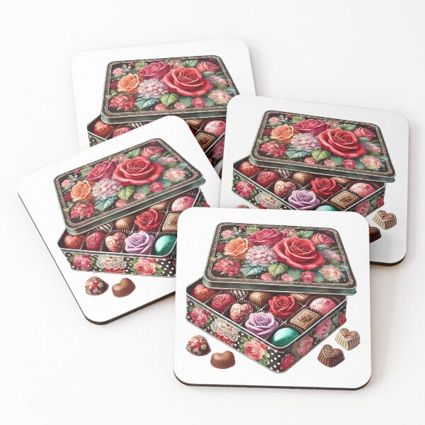 Item preview, Sweetest Valentine Chocolate Box - Romantic Heart Candy designed and sold by FuzionRaptor.