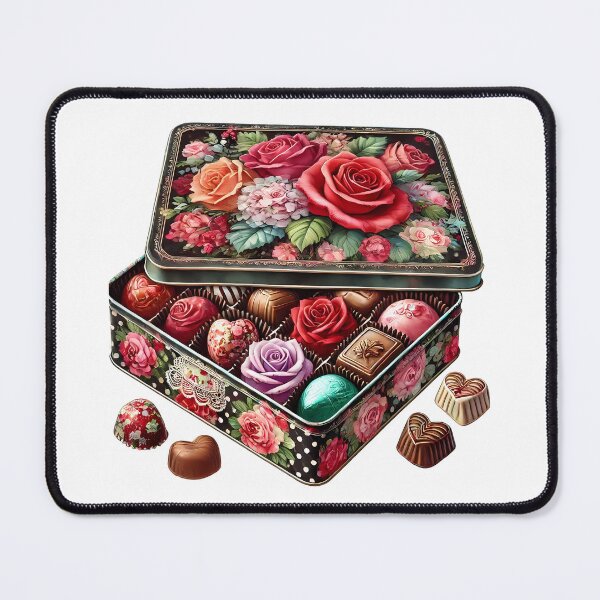 Item preview, Sweetest Valentine Chocolate Box - Romantic Heart Candy designed and sold by FuzionRaptor.