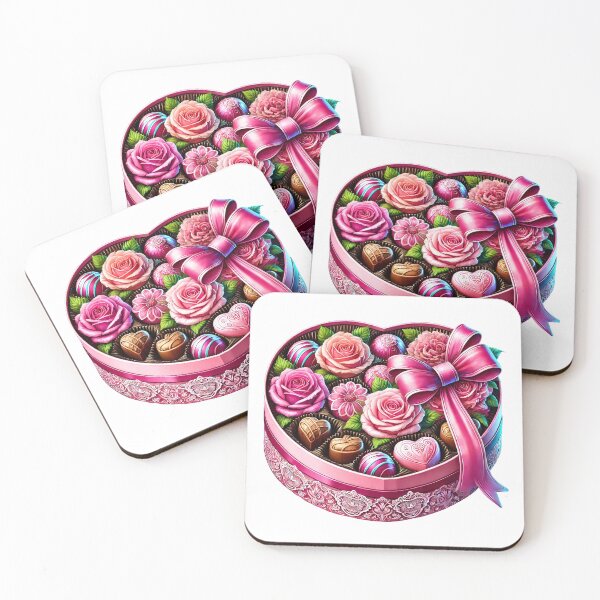 Item preview, Sweetheart Chocolate Box - Valentine Heart Candy Art designed and sold by FuzionRaptor.
