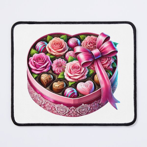 Item preview, Sweetheart Chocolate Box - Valentine Heart Candy Art designed and sold by FuzionRaptor.