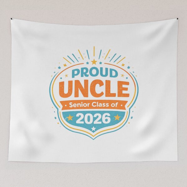 Item preview, Senior Class of 2026 Proud Uncle – Graduation Celebration Design designed and sold by bilal sibgui.