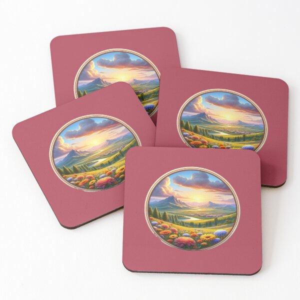 Item preview, Billings USA – Cute 3D Landscape Label | Big Sky Montana Illustration,  designed and sold by PaintMeWorld.