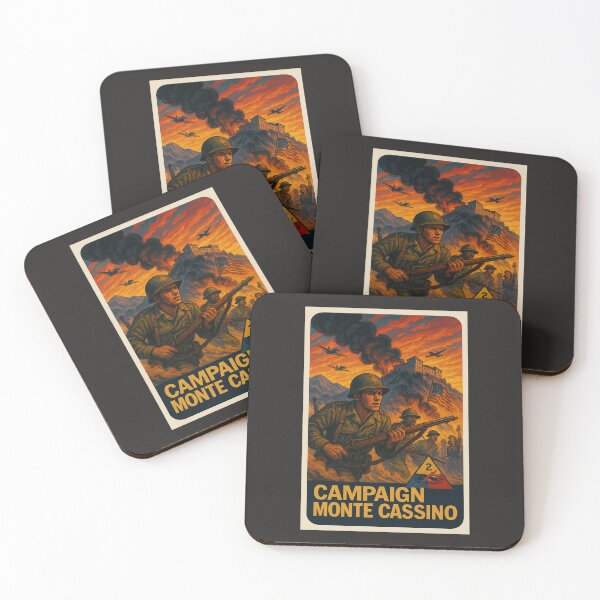 Item preview, CAMPAIGN MONTE CASSINO designed and sold by MilikDesignsPro.