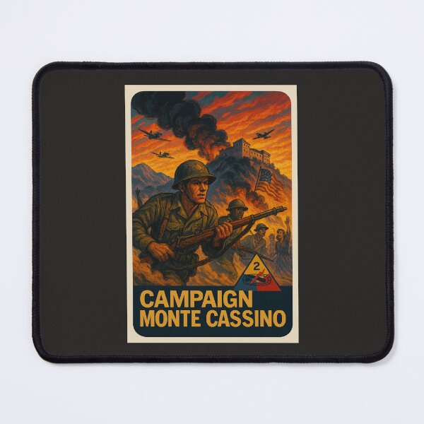 Item preview, CAMPAIGN MONTE CASSINO designed and sold by MilikDesignsPro.