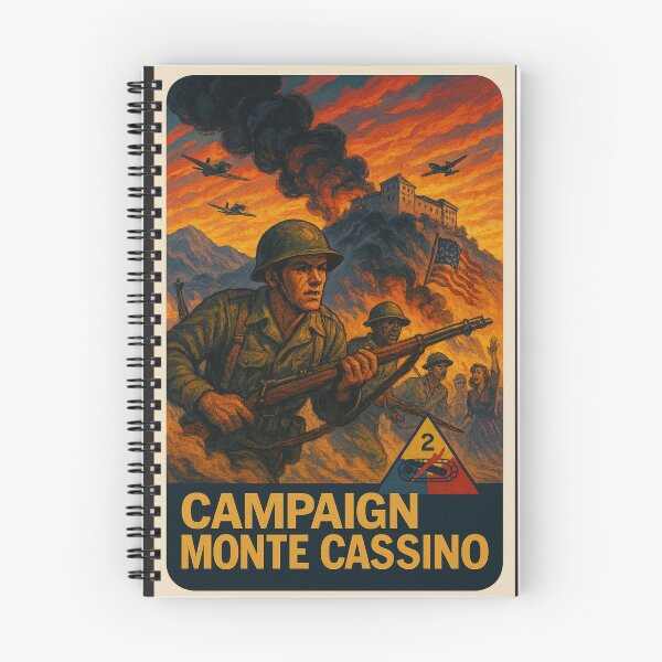 Item preview, CAMPAIGN MONTE CASSINO designed and sold by MilikDesignsPro.