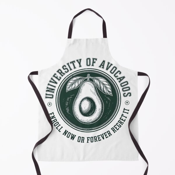 Item preview, University of Avocaos – Funny Avocado Pun College Design designed and sold by ArtfullyJua.