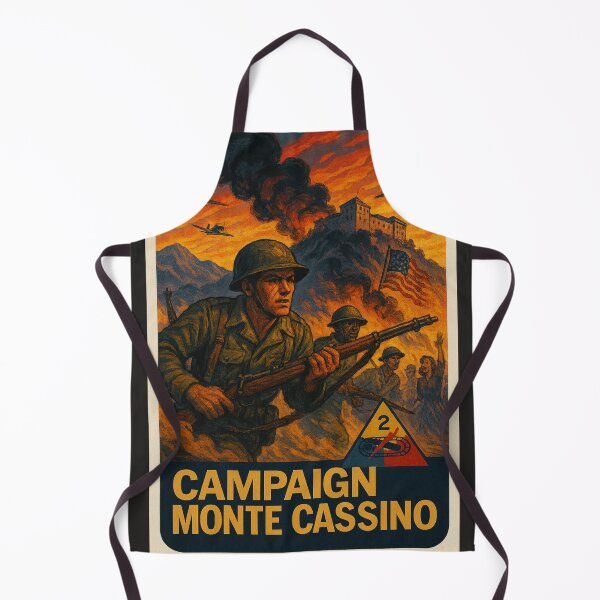 Item preview, CAMPAIGN MONTE CASSINO designed and sold by MilikDesignsPro.