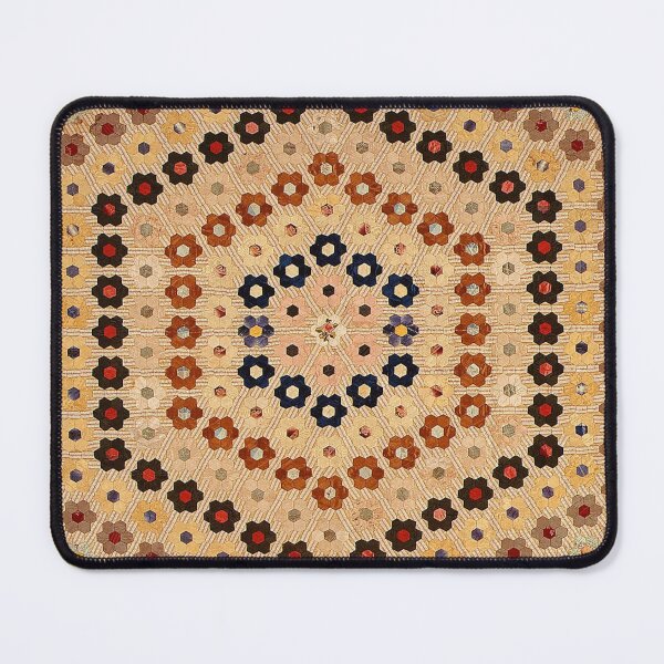 Item preview, Vintage Hexagon Pattern Quilt designed and sold by AnimaliaStar.