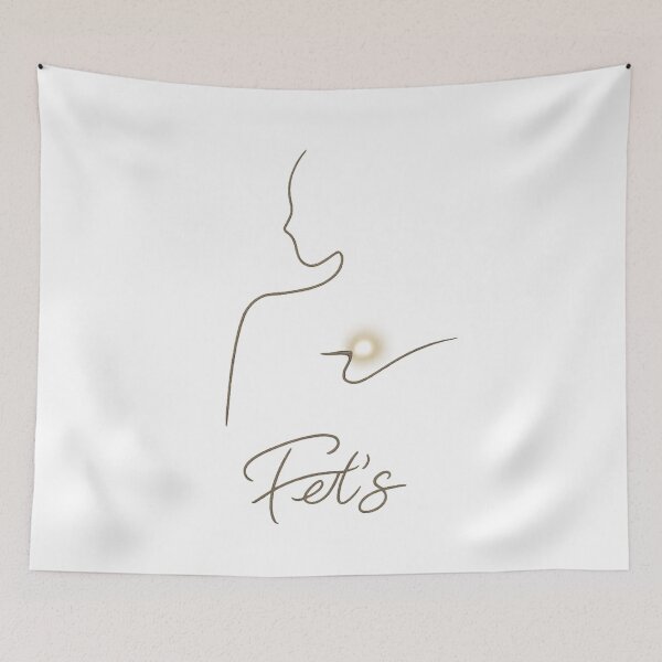 Item preview, Fet’s Luck – Minimal Human Line Art designed and sold by HiteshArt111.