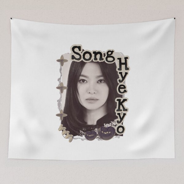 Item preview, Song Hye-kyo (송혜교) Korean actress South Korean celebrity K-drama star Korean film Scrapbook Collage Cozy Y2K Vintage Design designed and sold by HELL0WBELLO.