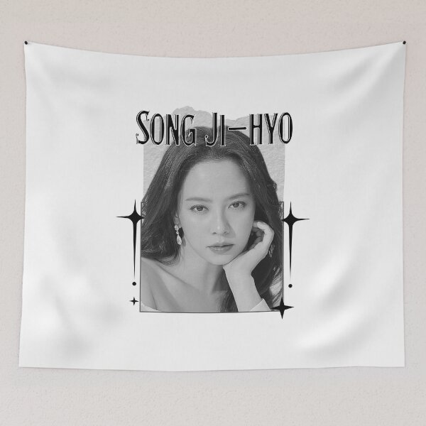 Item preview, Song Ji-hyo (송지효) Korean actress South Korean celebrity K-drama star Korean film Scrapbook Collage Cozy Y2K Vintage Design designed and sold by HELL0WBELLO.